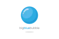 Big Blue BubbleVector SVG & PNG Logo